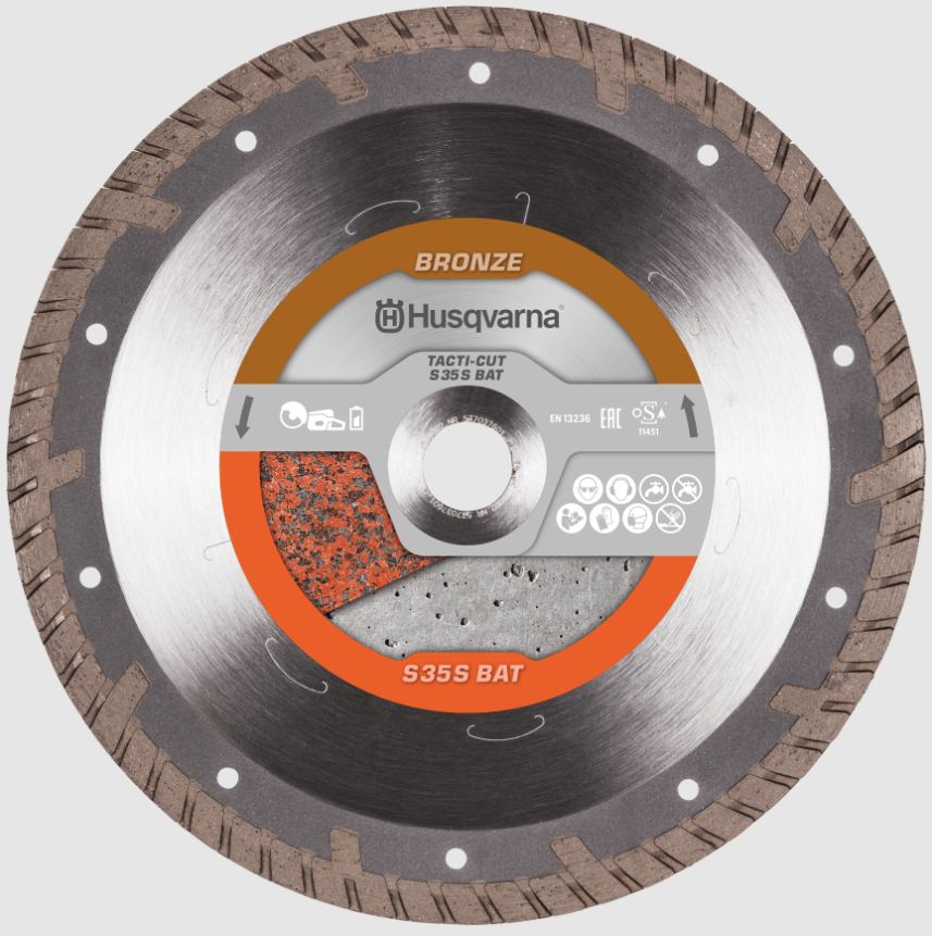 Husqvarna TACTI-CUT S35S BAT 230 10 22.2 termék fő termékképe