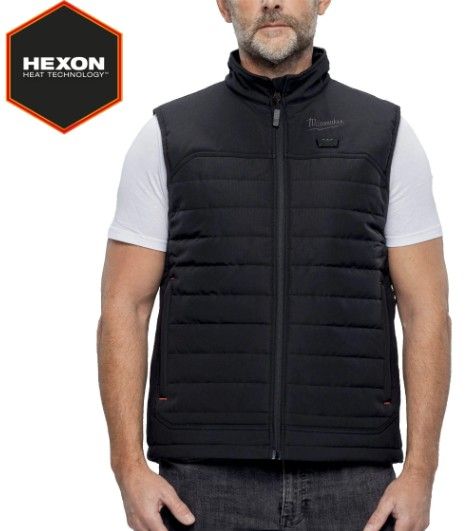Milwaukee M12 HPVBL3-0 Fűthető pufi mellény - HEXON - Fekete (akku és töltő nélkül) termék fő termékképe