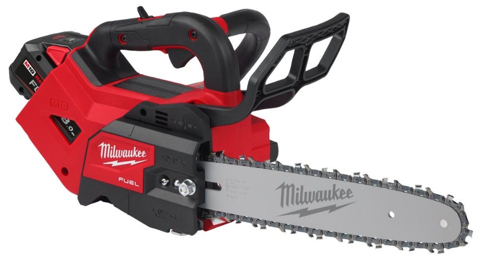 Milwaukee M18 FTHCHS35-802 FUEL™ akkus szénkefe nélküli felső fogantyús láncfűrész (2 x 8.0 Ah REDLITHIUM™ FORGE™ akkuval) termék fő termékképe
