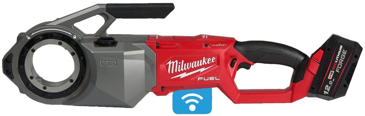Milwaukee M18 FPT2-121C M18 FUEL™ csőmenetvágó 2″ ONE-KEY™ menetfúróval (1 x M18 FB12 REDLITHIUM™ FORGE™ akkuval, kofferben) termék fő termékképe