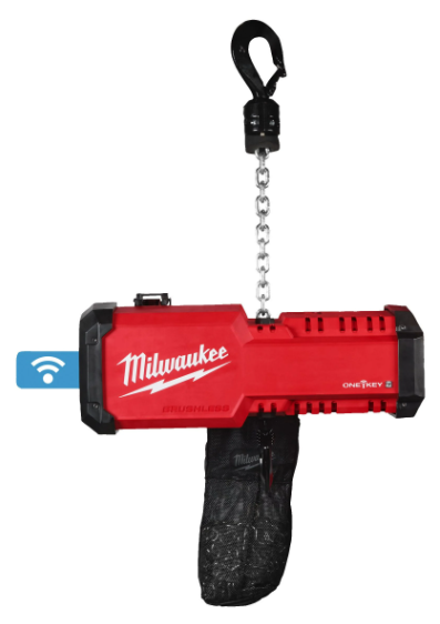 Milwaukee M18 BLCHTO-121 akkus ONE-KEY™ FORCELOGIC™1 tonnás láncos emelő (1 x 12.0 Ah FORGE™ akkuval) termék fő termékképe