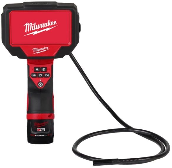 Milwaukee M12 360IC12-201C 360°-os vizsgálókamera 1,2 m (1 x 2.0 Ah Li-ion akkuval) termék fő termékképe