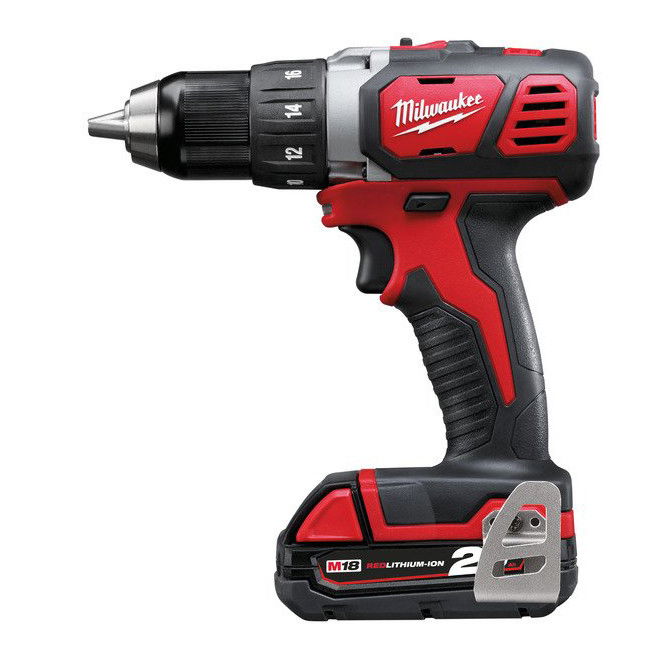 Milwaukee M18 BDD-202X akkus kompakt fúró-csavarozó (2 x 2.0 Ah Li-ion akkuval) termék fő termékképe