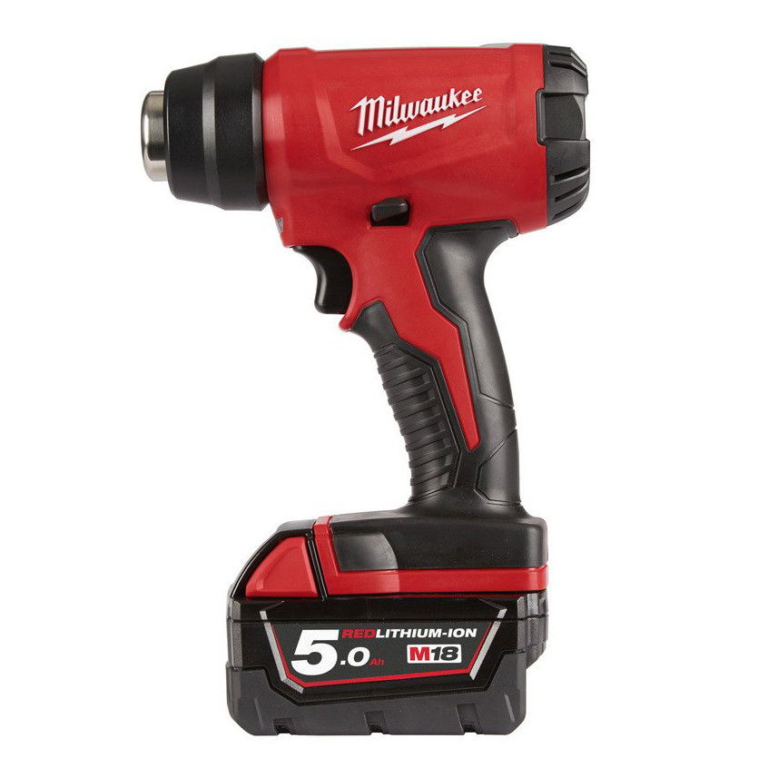 Milwaukee M18 BHG-502C akkus hőlégfúvó (2 x 5.0 Ah Li-ion akkuval) termék fő termékképe