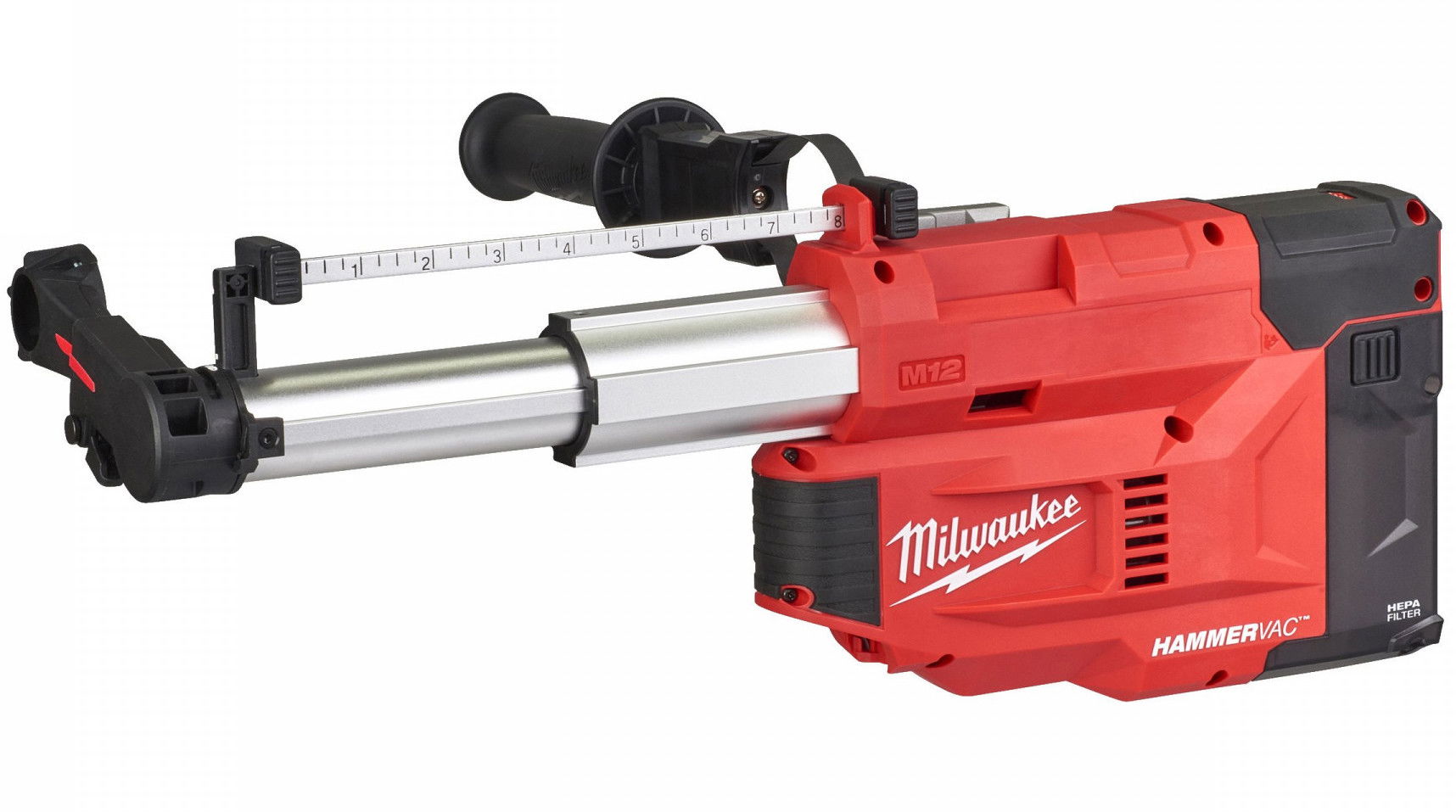 Milwaukee M12 UDEL-0B univerzális porelszívó fúrókalapácsokhoz (akku és töltő nélkül) termék fő termékképe