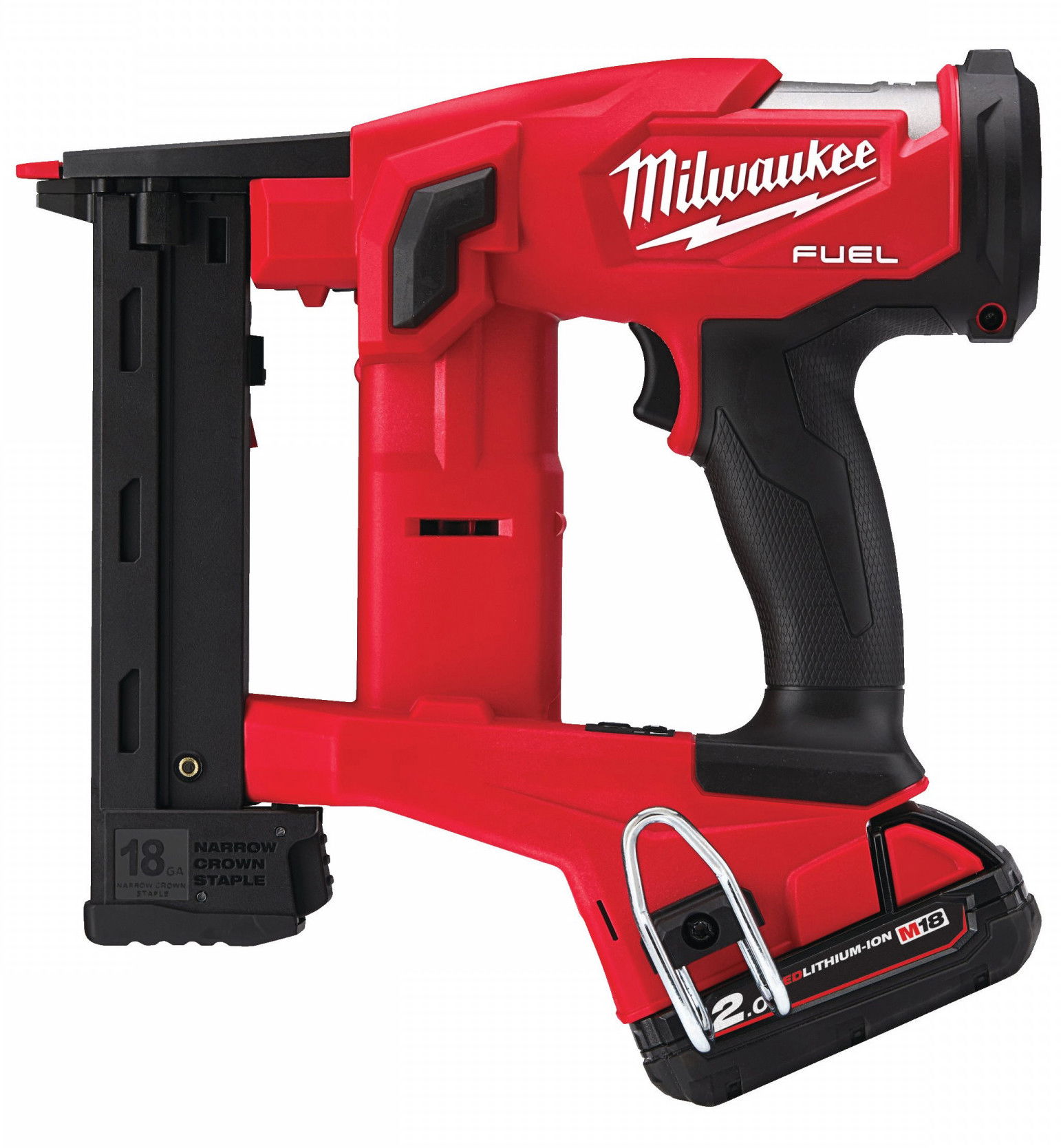 Milwaukee M18 FNCS18GS-202X FUEL™ akkus szénkefe nélküli tűzőgép (2 x 2.0 Ah Li-ion akkuval) termék fő termékképe