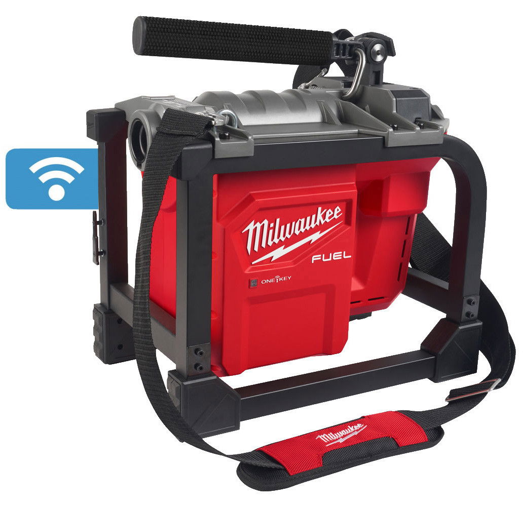 Milwaukee M18 FCSSM-0 akkus ONE-KEY™ FUEL™ szénkefe nélküli szekciós csőtisztító gép (akku és töltő nélkül) termék fő termékképe