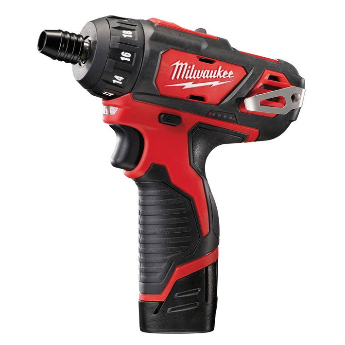 Milwaukee M12 BD-202C akkus szuperkompakt csavarozó 1/4" hatszög meghajtással (2 x 2.0 Ah Li-ion akkuval) termék fő termékképe