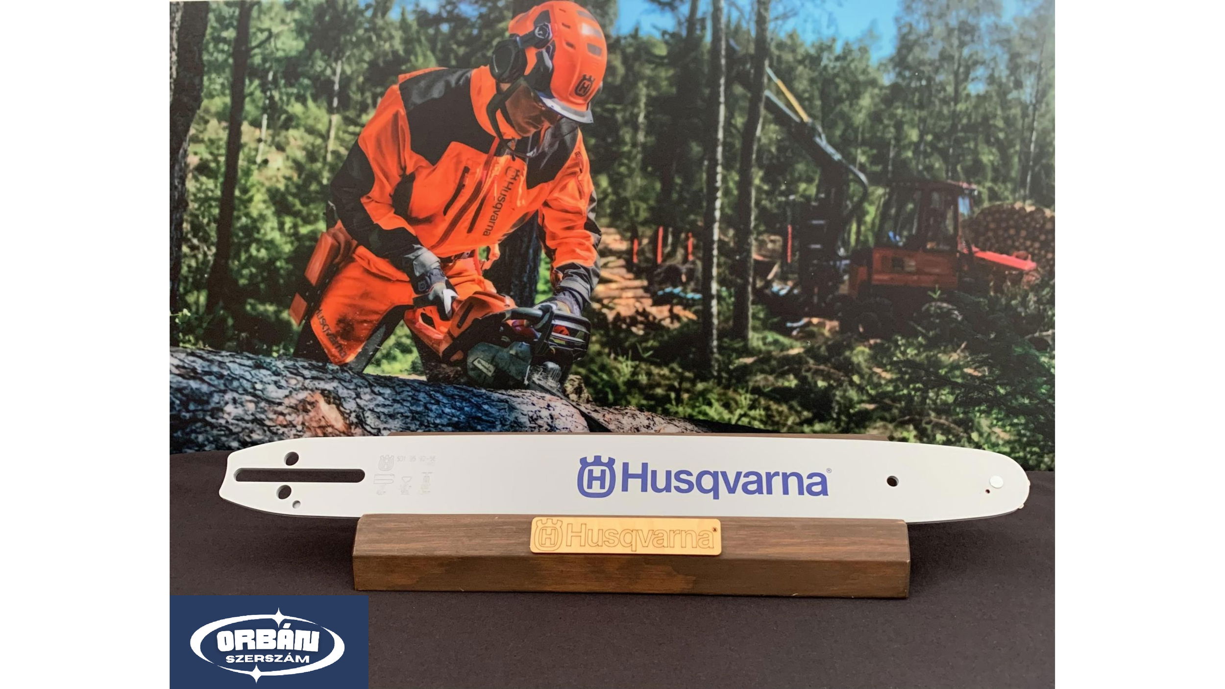 Husqvarna Rétegelt vezetőlemez / 16“ / 3/8" MINI / 1,3mm / keskeny végű rögzítés termék fő termékképe