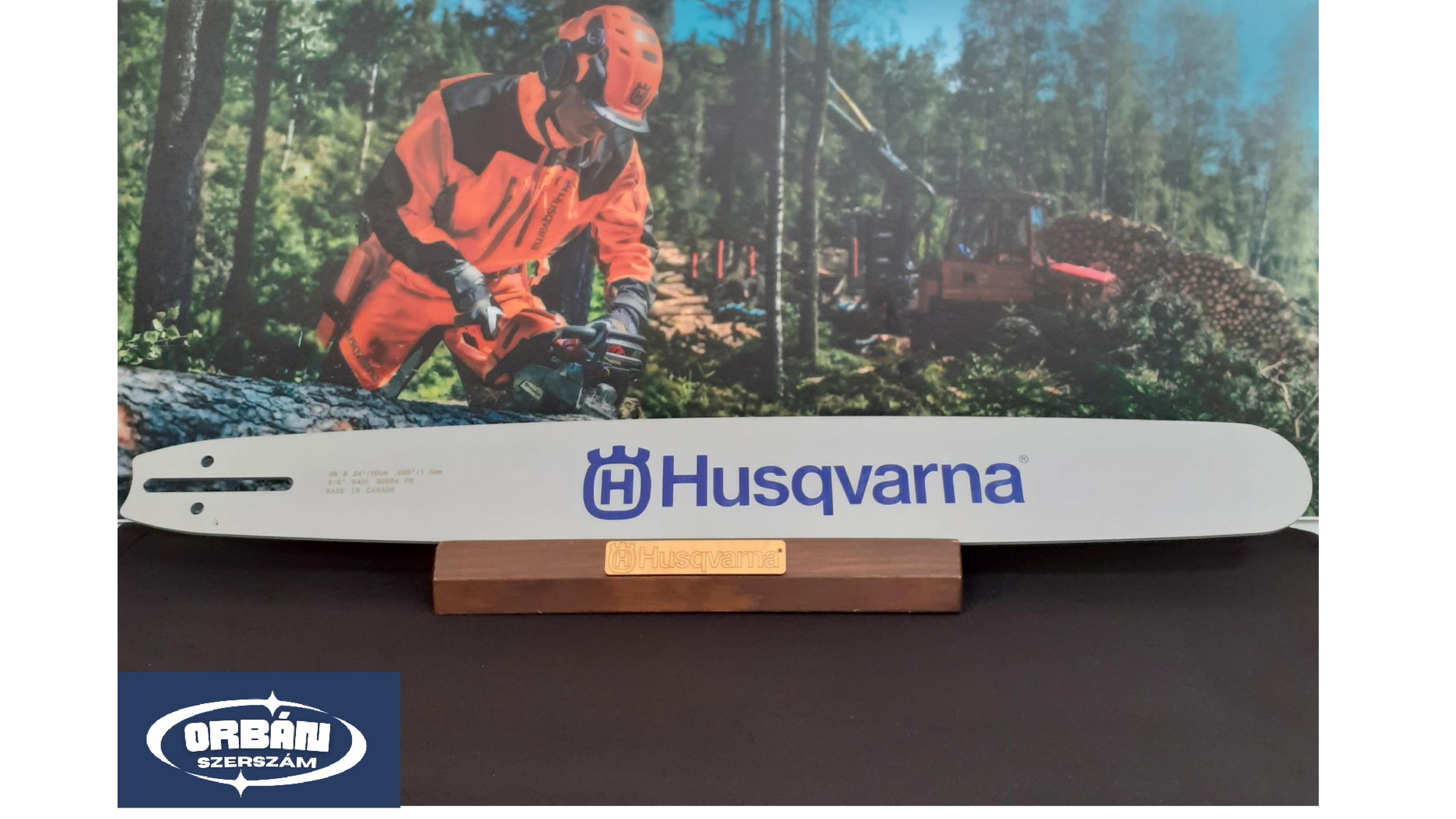Husqvarna Tömör vezetőlemez - HN / 24“ / 3/8“ / 1,5mm / széles végű rögzítés termék fő termékképe