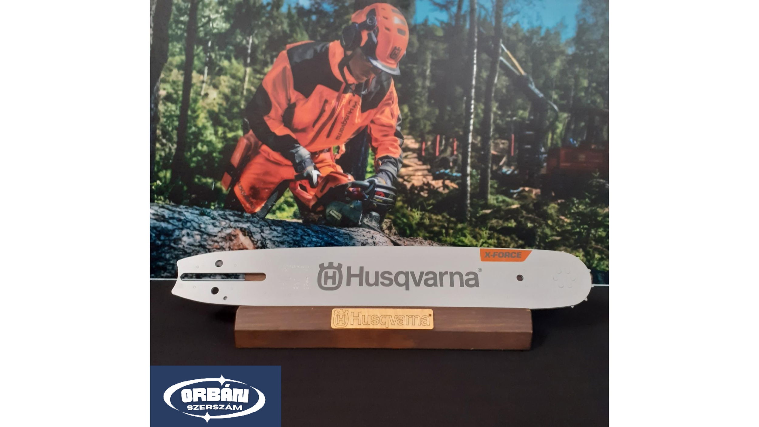Husqvarna X-Force rétegelt vezetőlemez / 15" / 3/8" / 1,5mm / széles végű / 11T termék fő termékképe