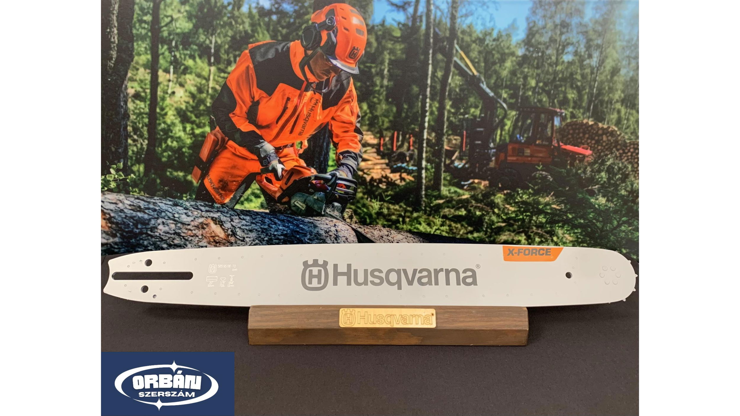 Husqvarna X-Force rétegelt vezetőlemez / 20" / 3/8" / 1,5mm / széles végű / 11T termék fő termékképe