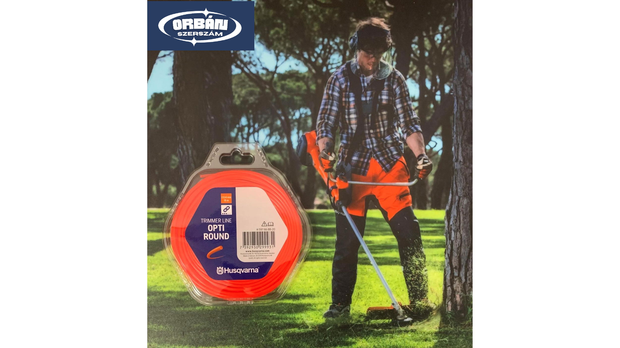 Husqvarna DAMIL OPTI ROUND 2,4MM X 15M termék fő termékképe