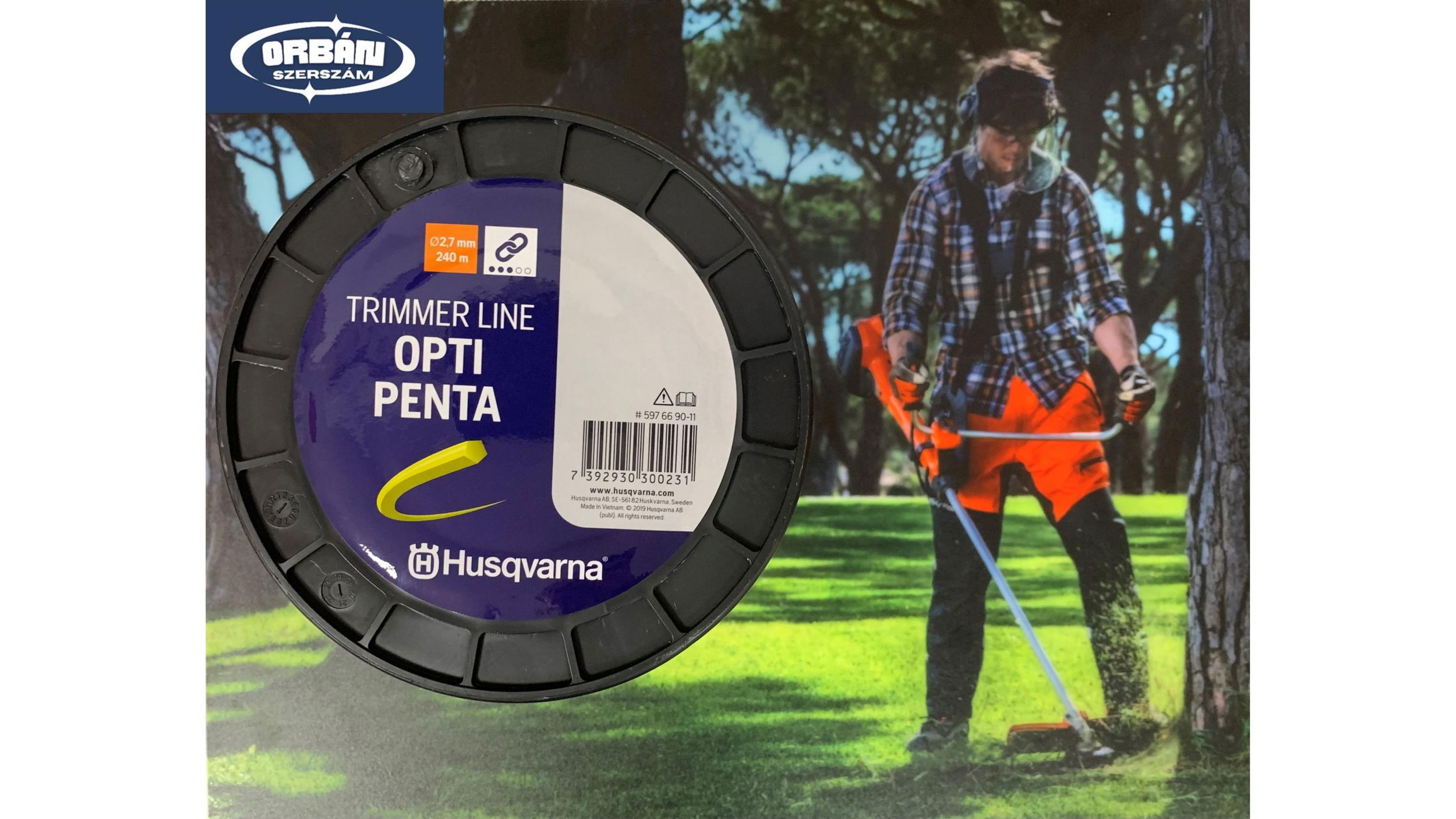 Husqvarna DAMIL OPTI PENTA ˘2,7MM 240M termék fő termékképe