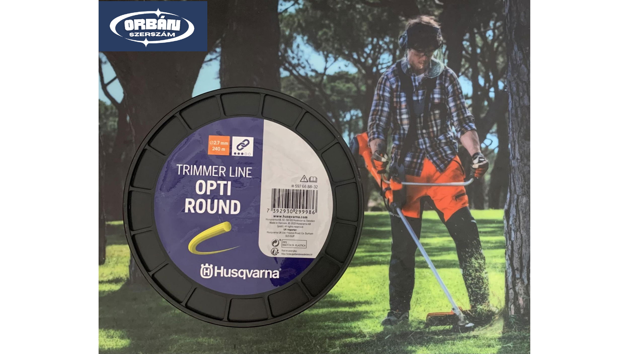 Husqvarna DAMIL OPTI ROUND ˘2,7MM 240M termék fő termékképe