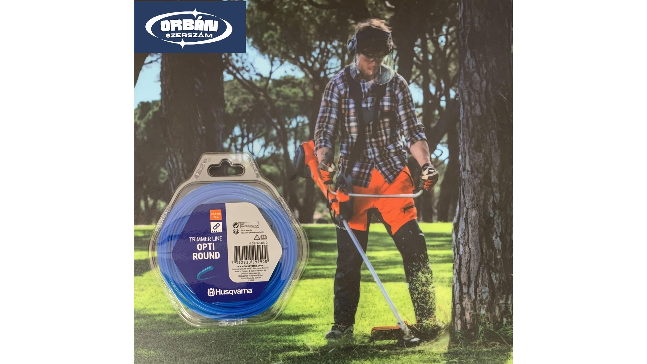 Husqvarna DAMIL OPTI ROUND ˘1.5MM 15M termék fő termékképe