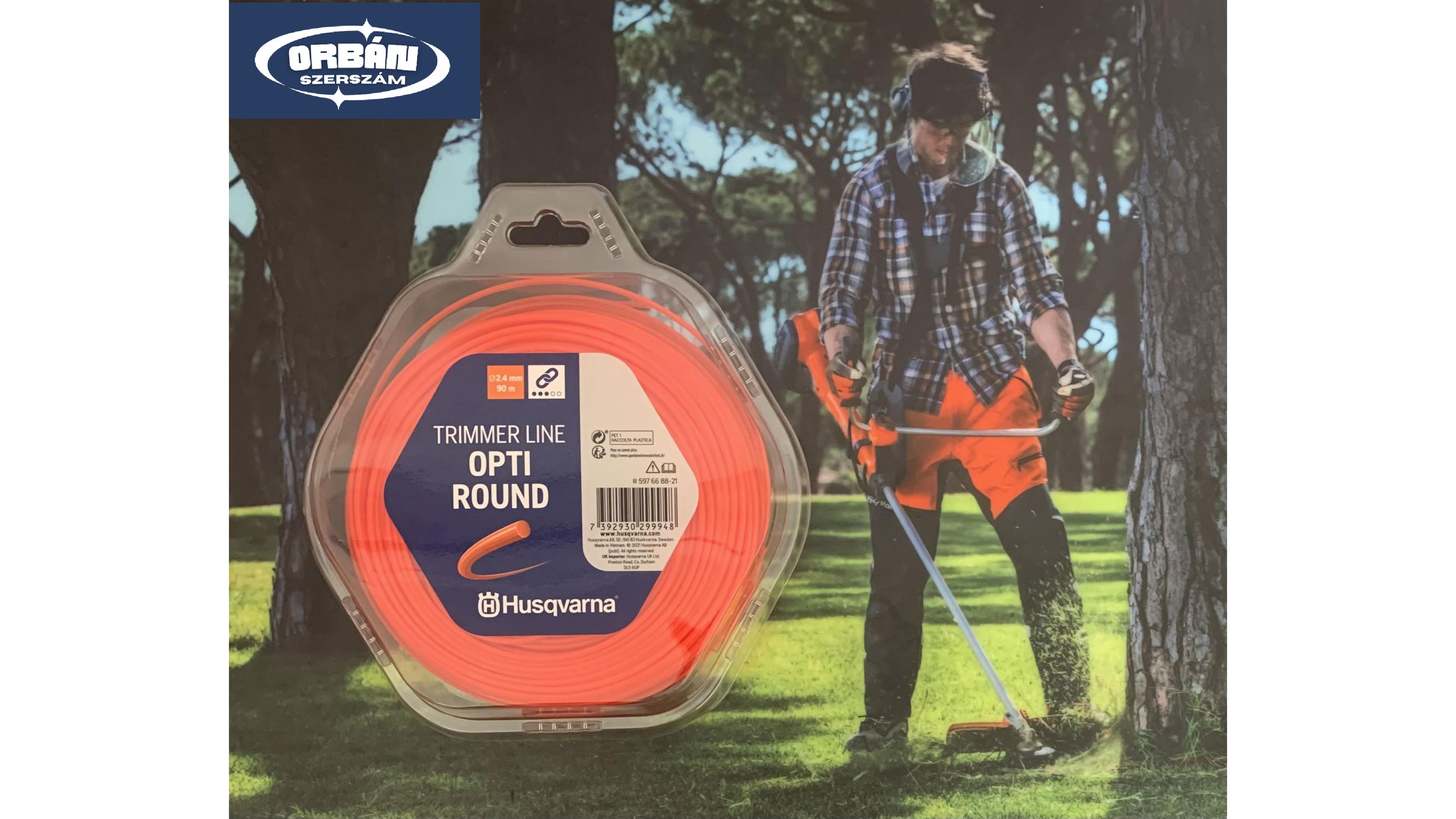 Husqvarna DAMIL OPTI ROUND ˘2,4MM 90M termék fő termékképe