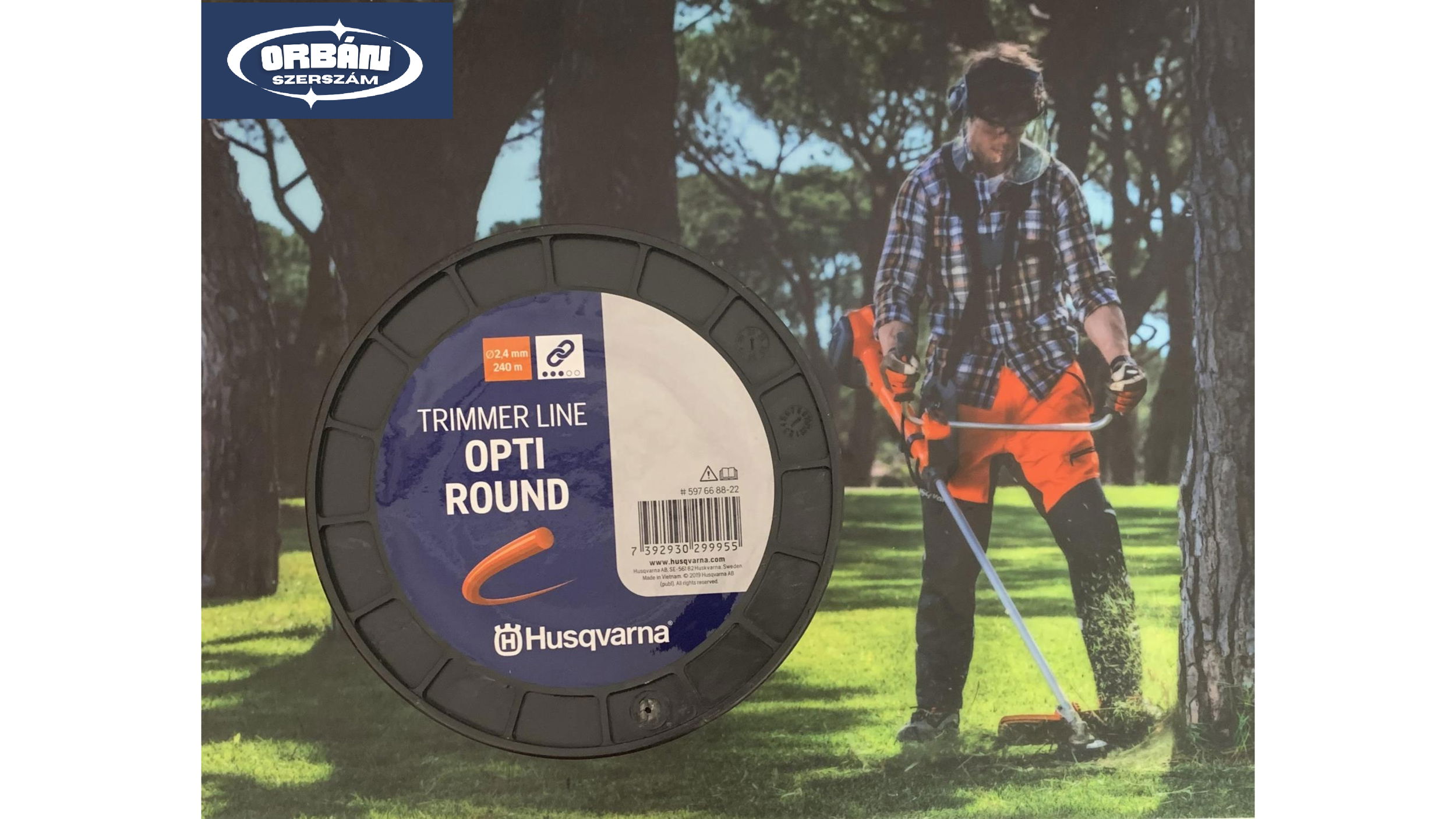Husqvarna DAMIL OPTI ROUND ˘2,4MM 240M termék fő termékképe