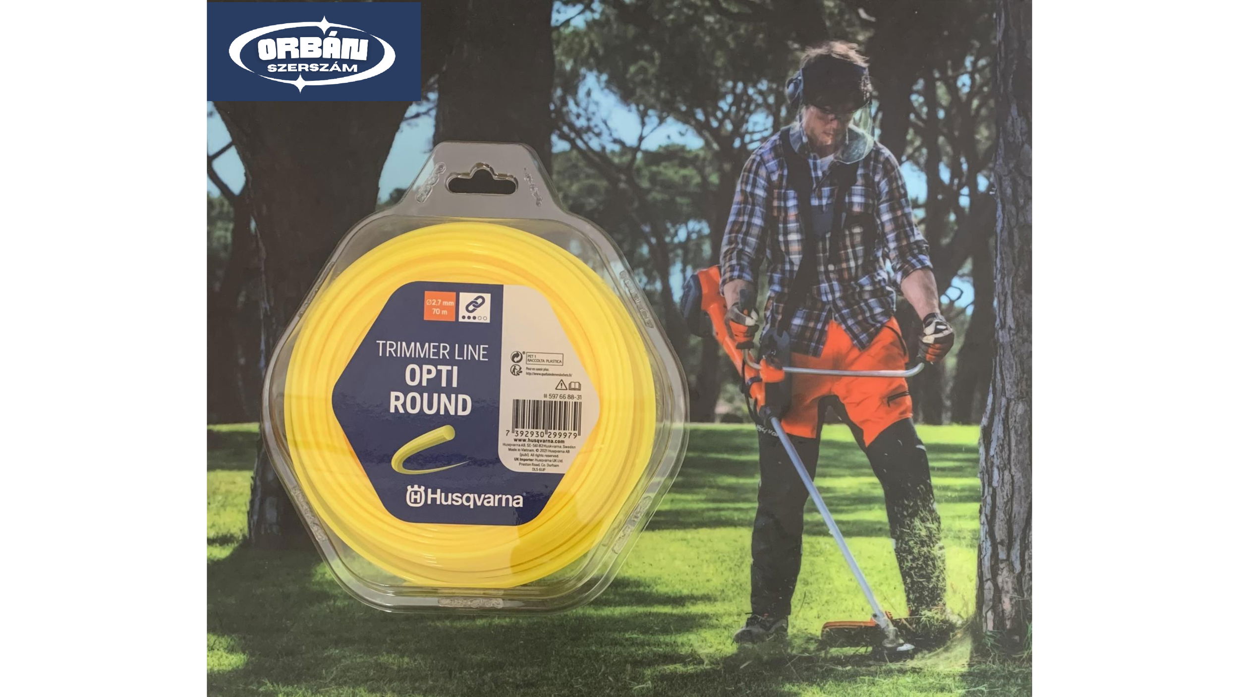 Husqvarna DAMIL OPTI ROUND 2,7MM X 70M termék fő termékképe