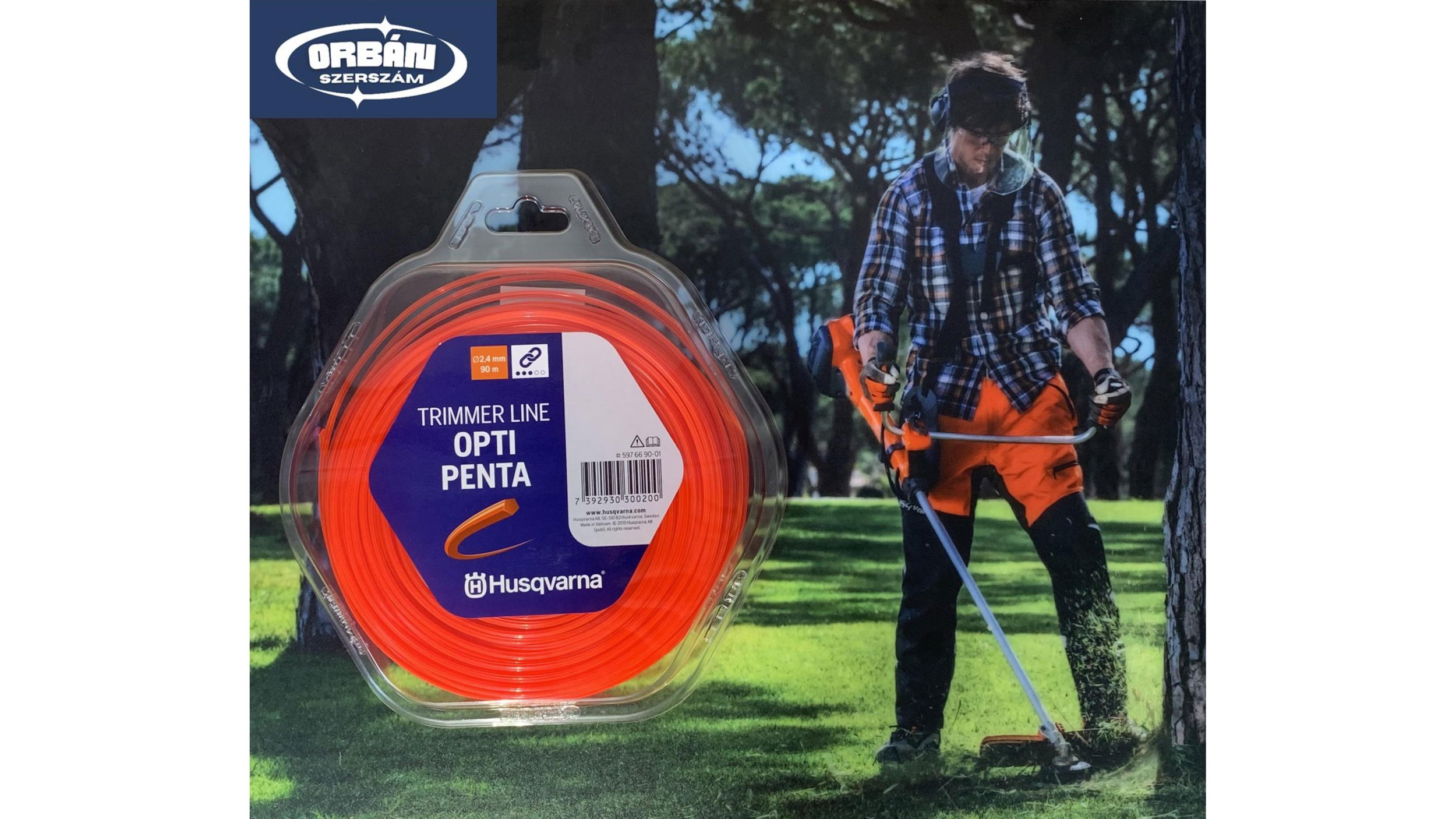 Husqvarna DAMIL OPTI PENTA 2.4MM 90M termék fő termékképe