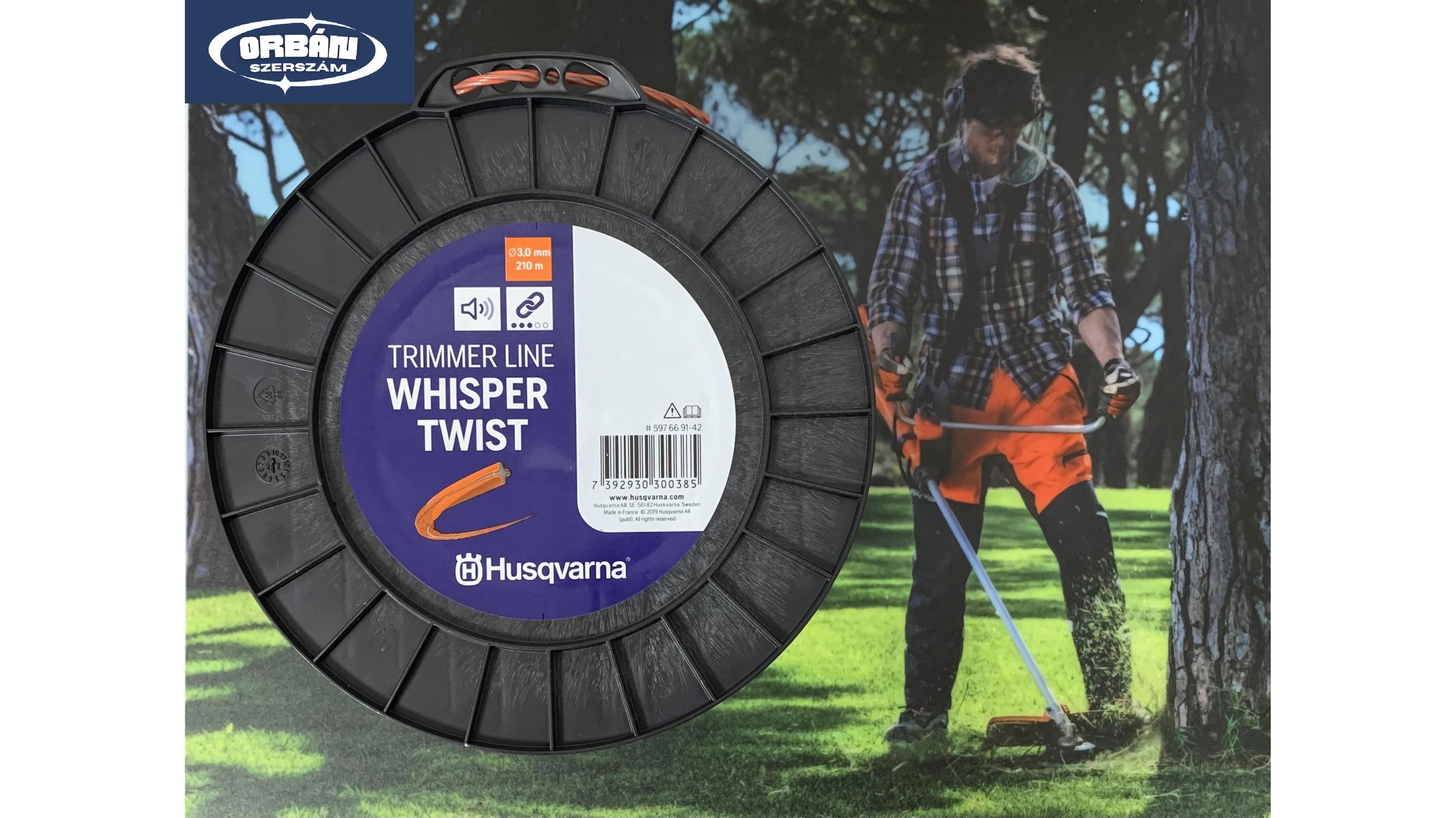 Husqvarna DAMIL WHISPER TWIST ˘3MM 210M termék fő termékképe