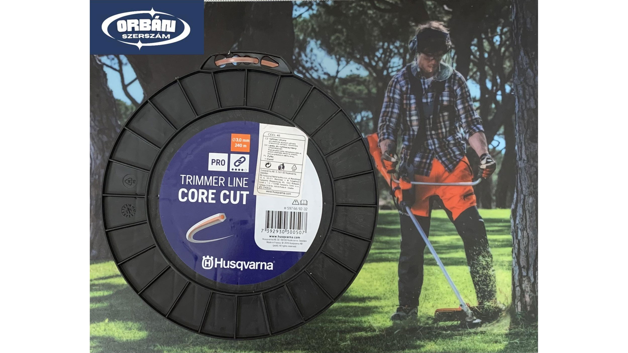 Husqvarna DAMIL CORECUT ˘3,0MMX240M termék fő termékképe