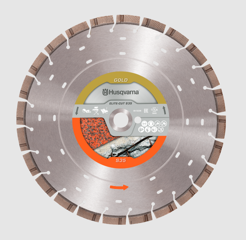 Husqvarna ELITE-CUT™ S35 EXO-GRIT™ termék fő termékképe