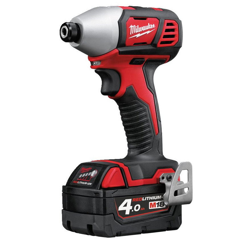 Milwaukee M18 BID-402C akkus kompakt ütvecsavarozó 1/4" hatszög meghajtással (2 x 4.0 Ah Li-ion akkuval) termék fő termékképe