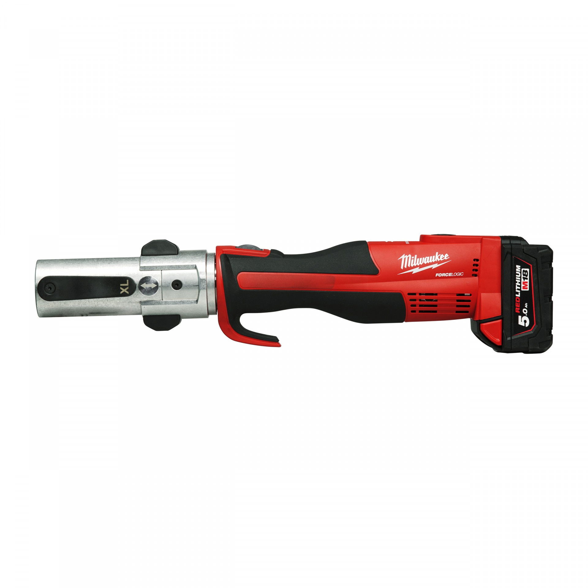 Milwaukee M18 BLHPTXL-502P FORCELOGIC™ akkus szénkefe nélküli XL prés (2 x 5.0 Ah Li-ion akkuval) termék fő termékképe