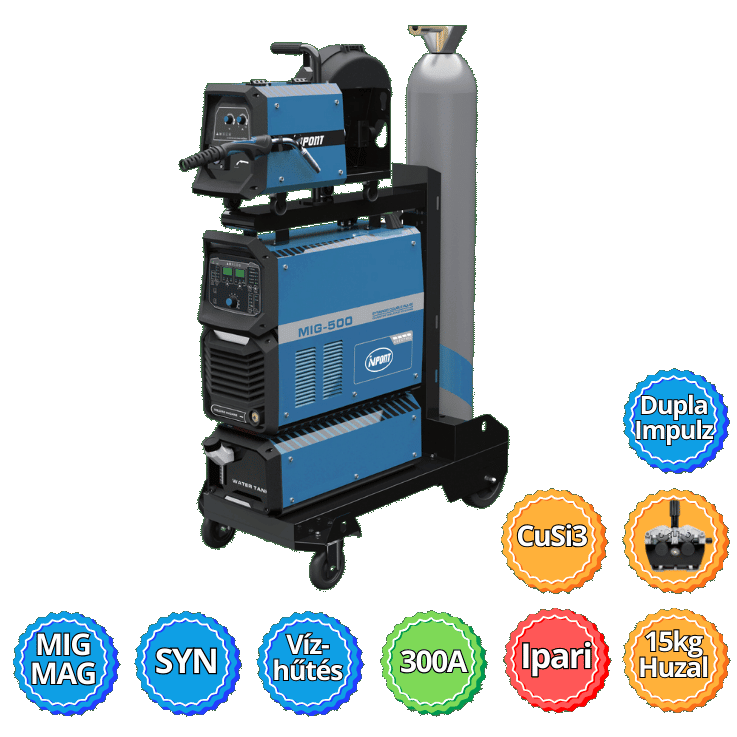 Ivpont MIG/MAG 500P SYN Dupla impulzus, INTELLIGENS SZINERGIKUS VEZÉRLÉS termék fő termékképe