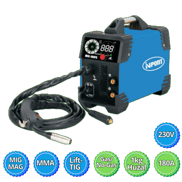Ivpont MIG 180 A. inverteres , védőgáz és védőgáz nélküli hegesztőgép termék fő termékképe