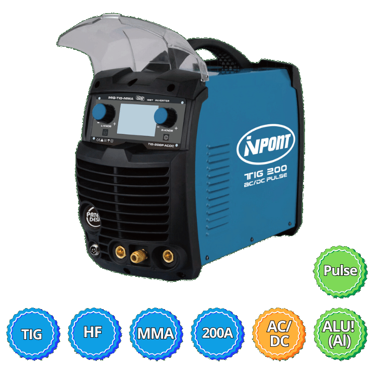 IVPONT TIG 200 AC/DC PULSE, LCD KIJELZŐ termék fő termékképe